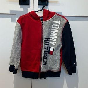 Toddler Boys Lawrence Colorblocked Full-Zip Fleece Logo Hoodie